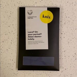 Knix brand leakproof/period panties